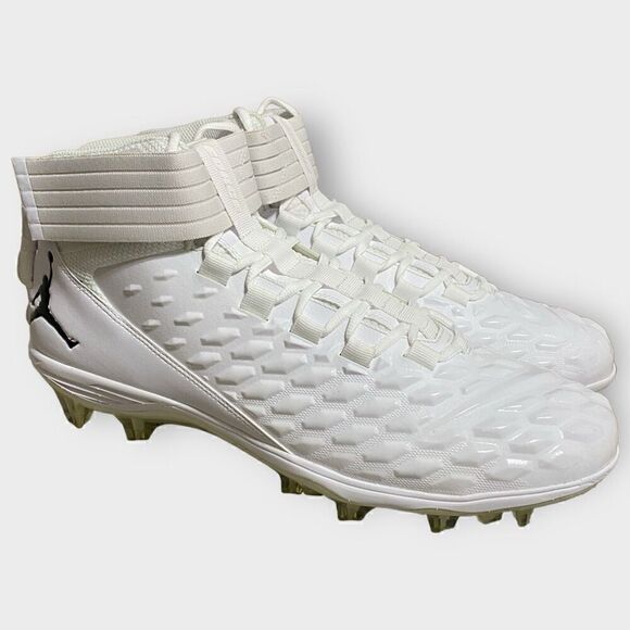 Nike Air Jordan Force Savage Pro 2 Football Cleats White CV1663-103 Mens size 15